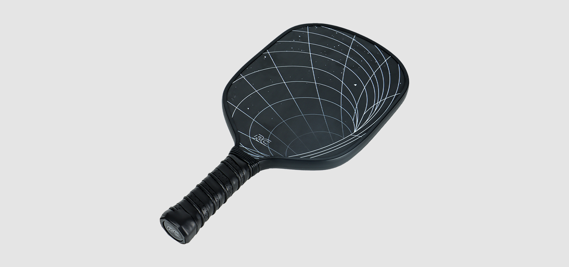 RC PULSE Raw Carbon Pickleball Paddle-Chaotic Flow